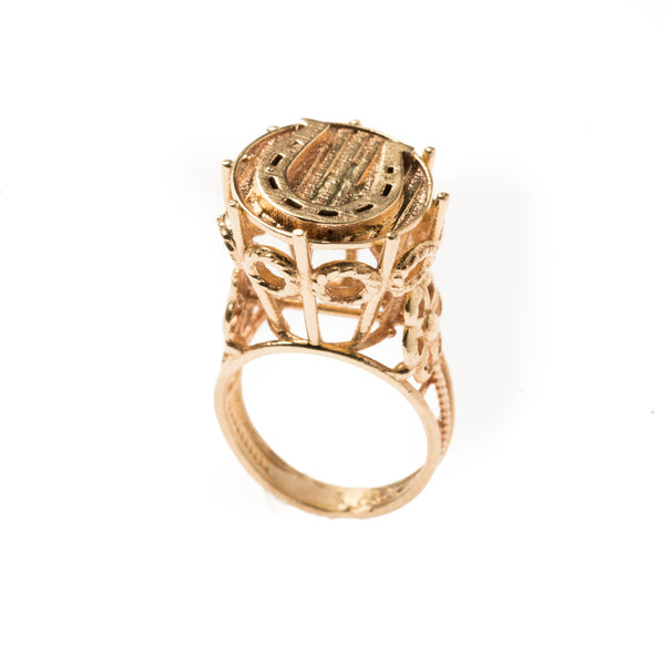 Lucky Horseshoe Ring – Malone Jewelry